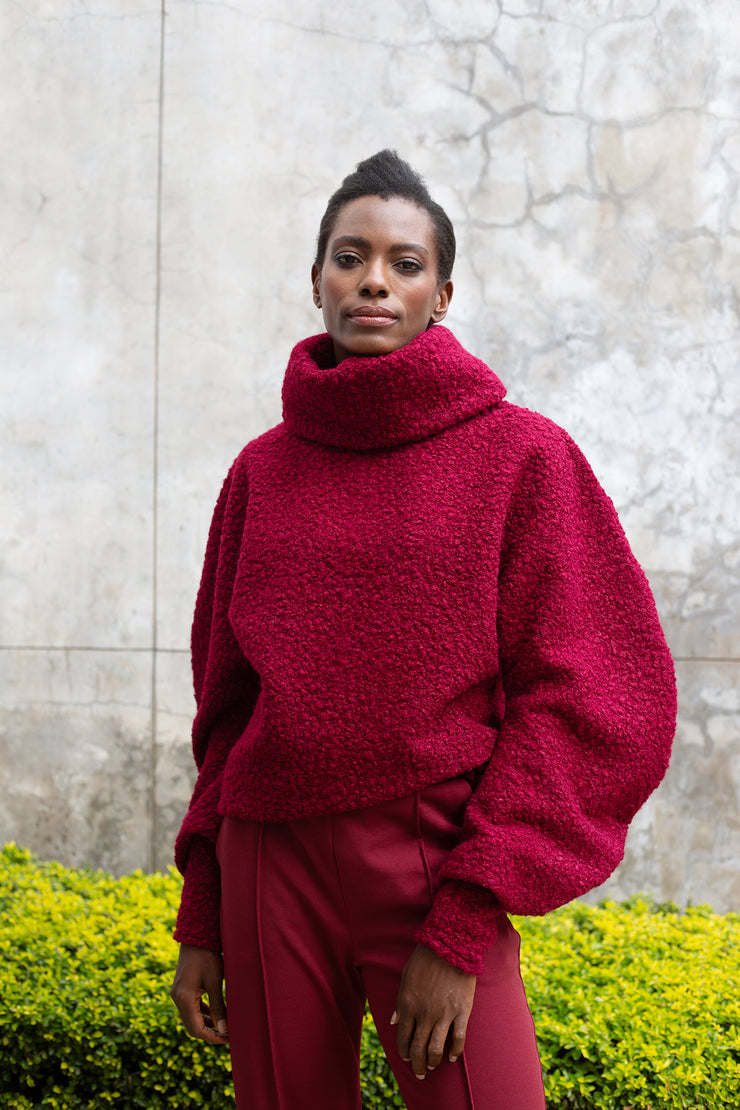 The Doyenne Top - Cranberry