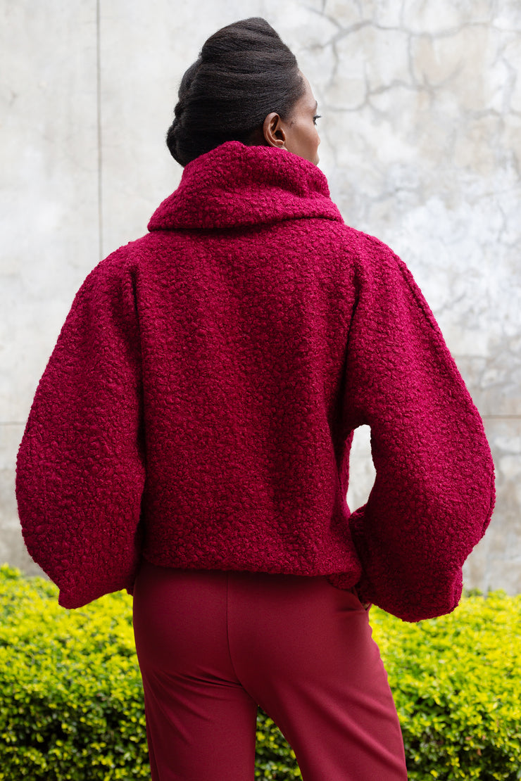 The Doyenne Top - Cranberry