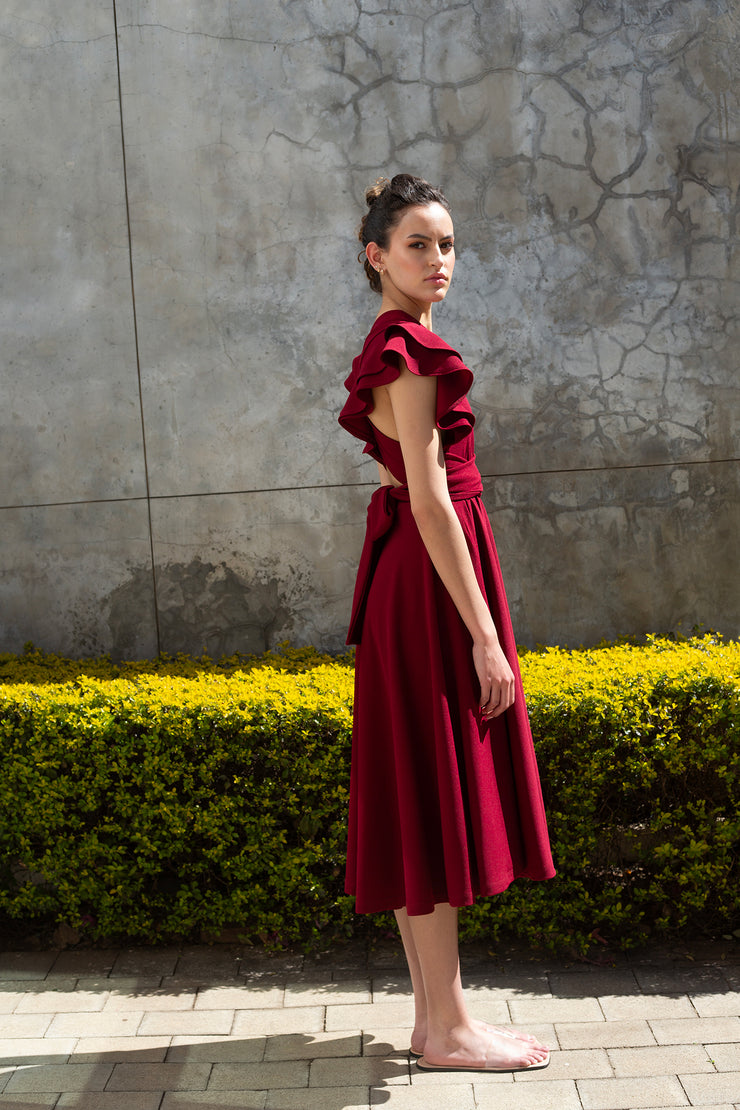 The Riparian Dress - Wine