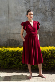 The Riparian Dress - Wine