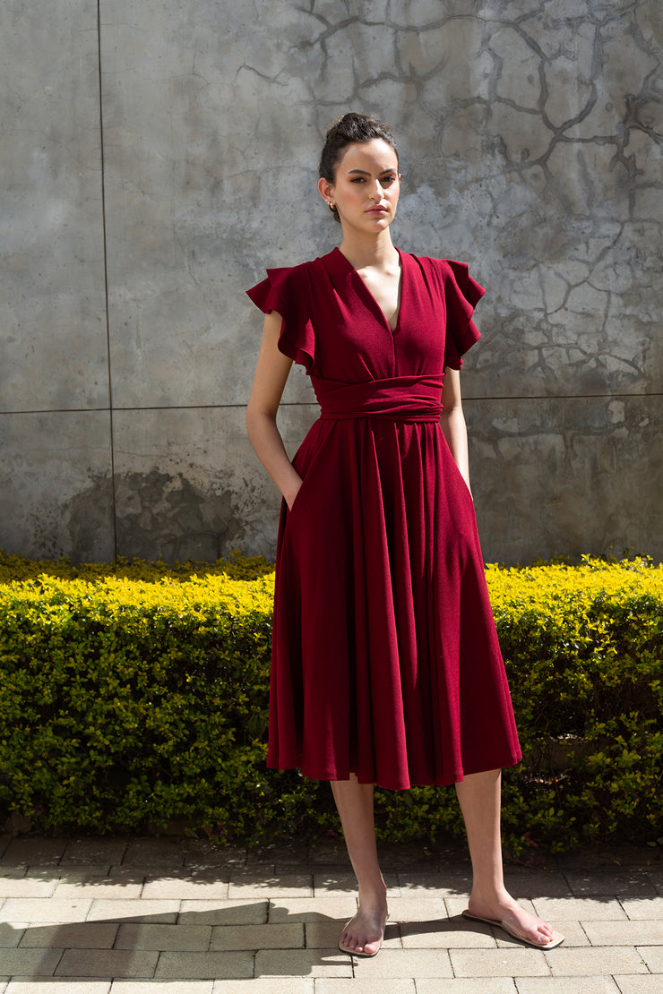 The Riparian Dress - Wine