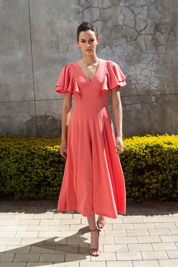 The Ripple Dress - Rose Quartz