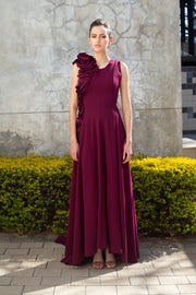 The Torrent Dress - Wine