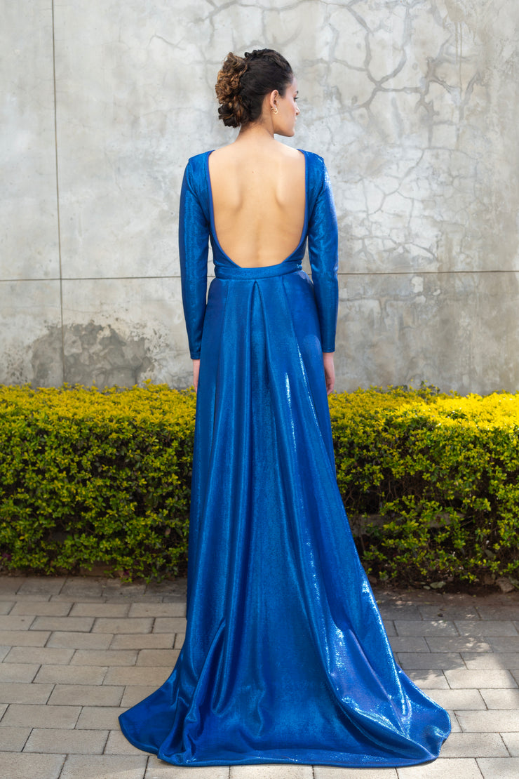 The Benguela Evening Dress - Royal Blue