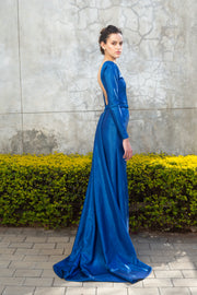 The Benguela Evening Dress - Royal Blue