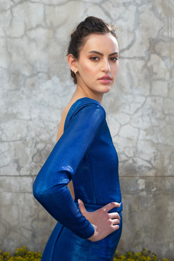 The Benguela Evening Dress - Royal Blue