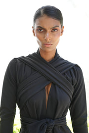 The Circulate Dress - Black