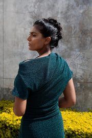 The Opis Dress- Emerald Green