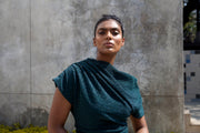 The Opis Dress- Emerald Green