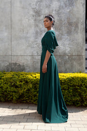 The Rumina Dress - Emerald Green