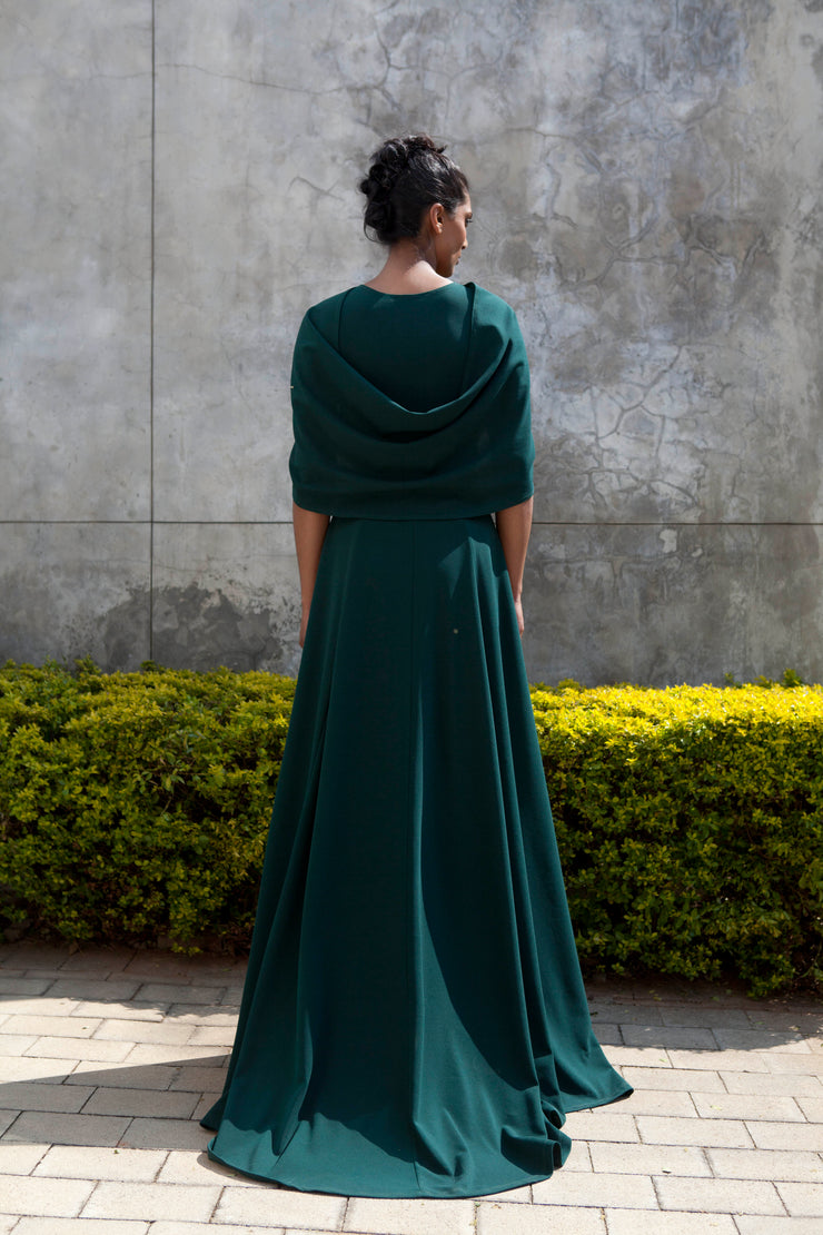 The Rumina Dress - Emerald Green