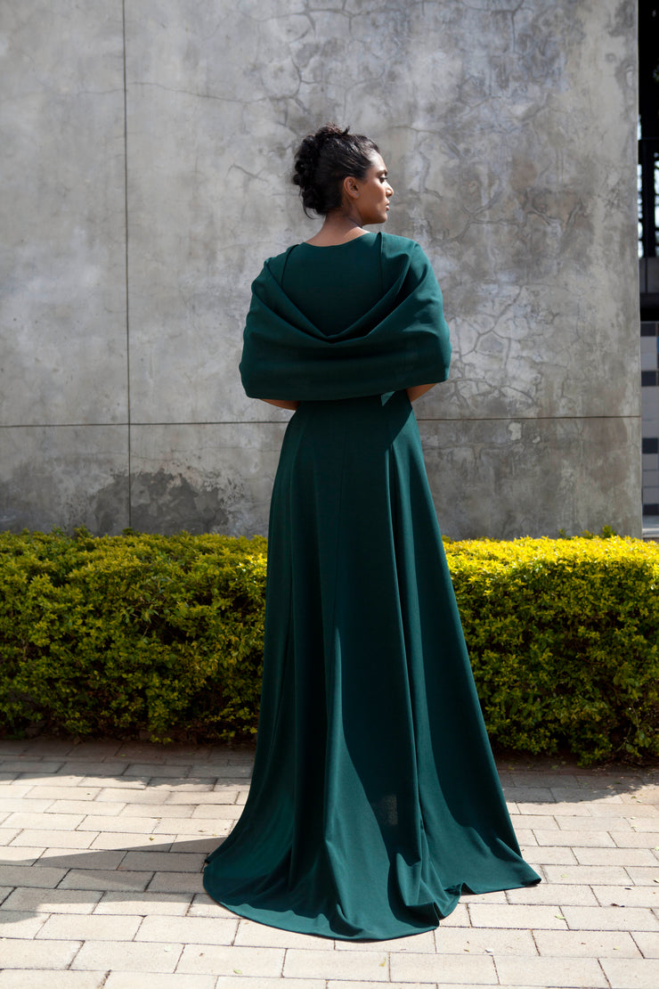 The Rumina Dress - Emerald Green