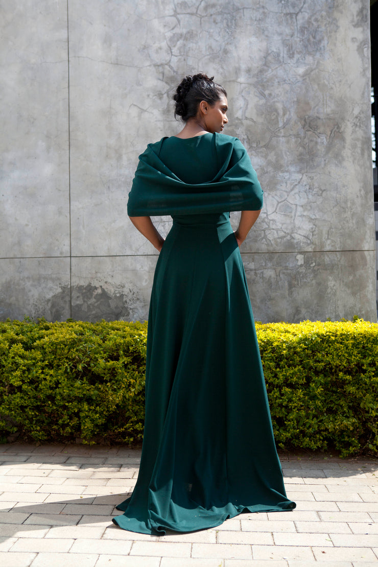 The Rumina Dress - Emerald Green