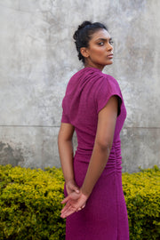 The Opis Dress- Magenta