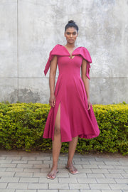 The Maia Dress - Magenta