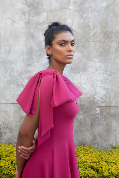 The Maia Dress - Magenta