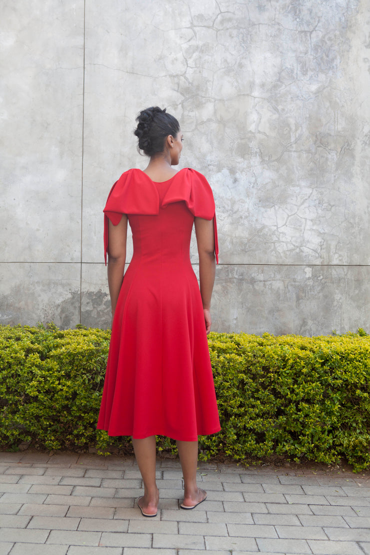 The Maia Dress - Red