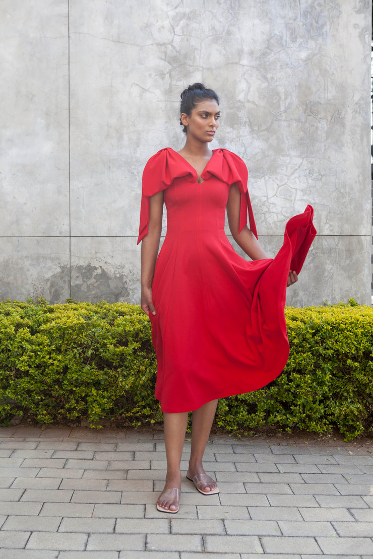 The Maia Dress - Red