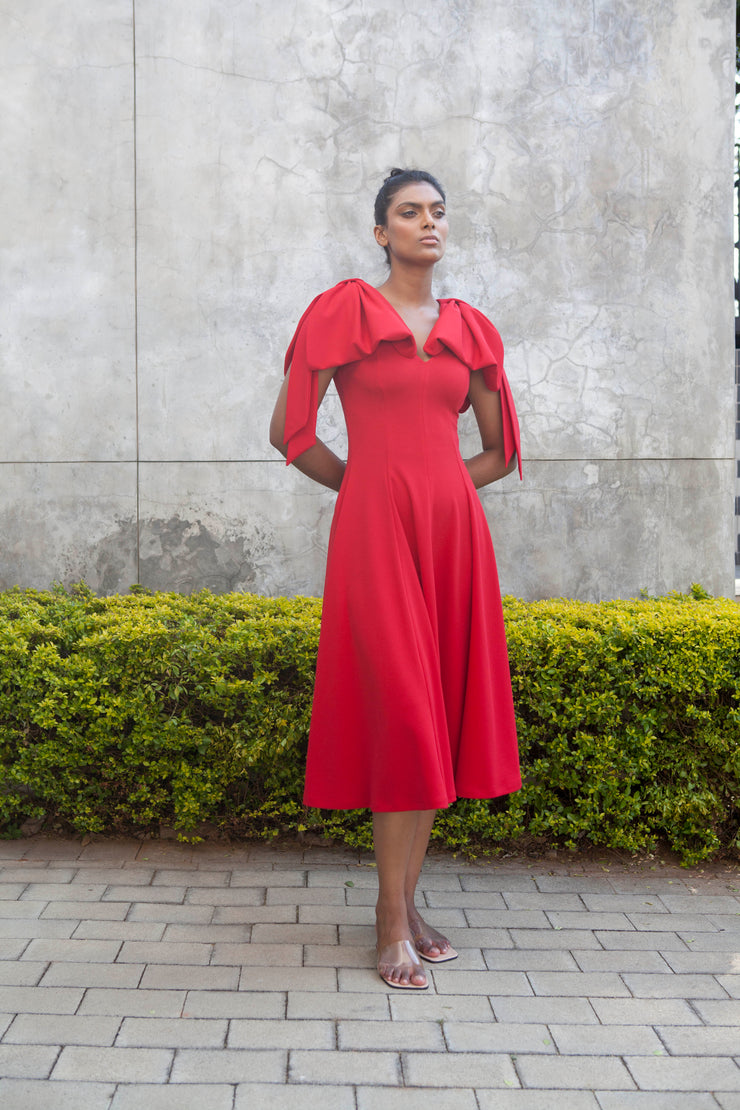 The Maia Dress - Red