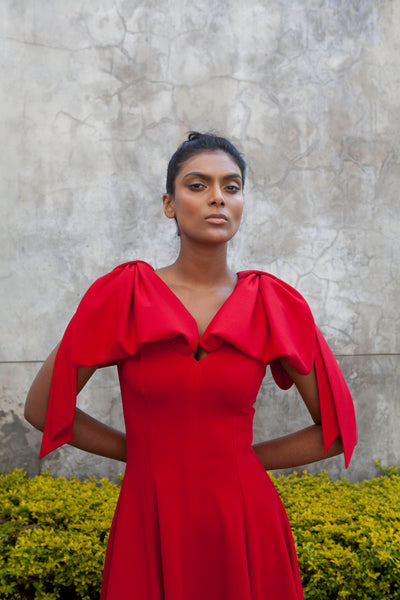 The Maia Dress - Red