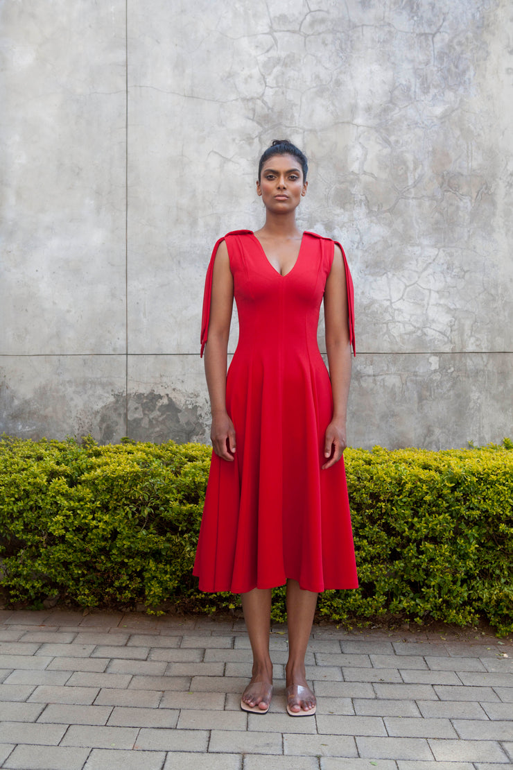 The Maia Dress - Red