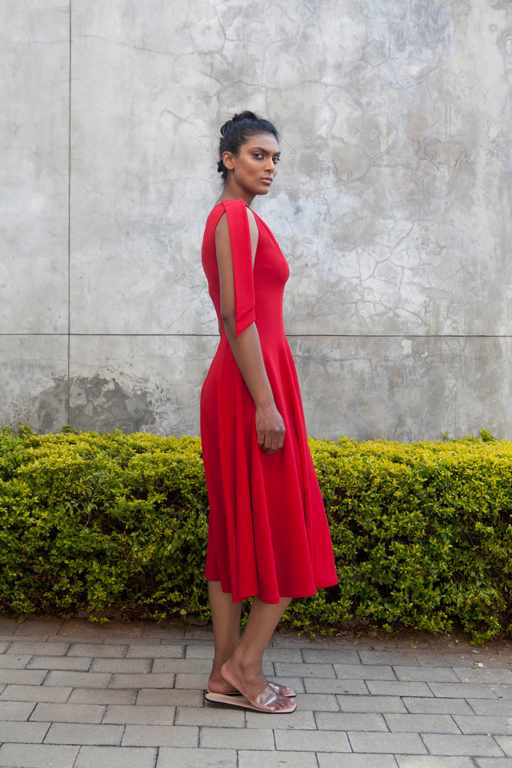 The Maia Dress - Red