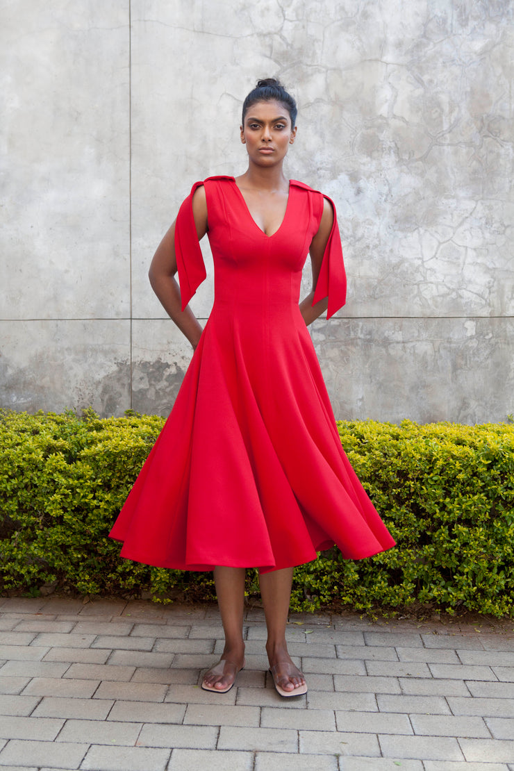 The Maia Dress - Red
