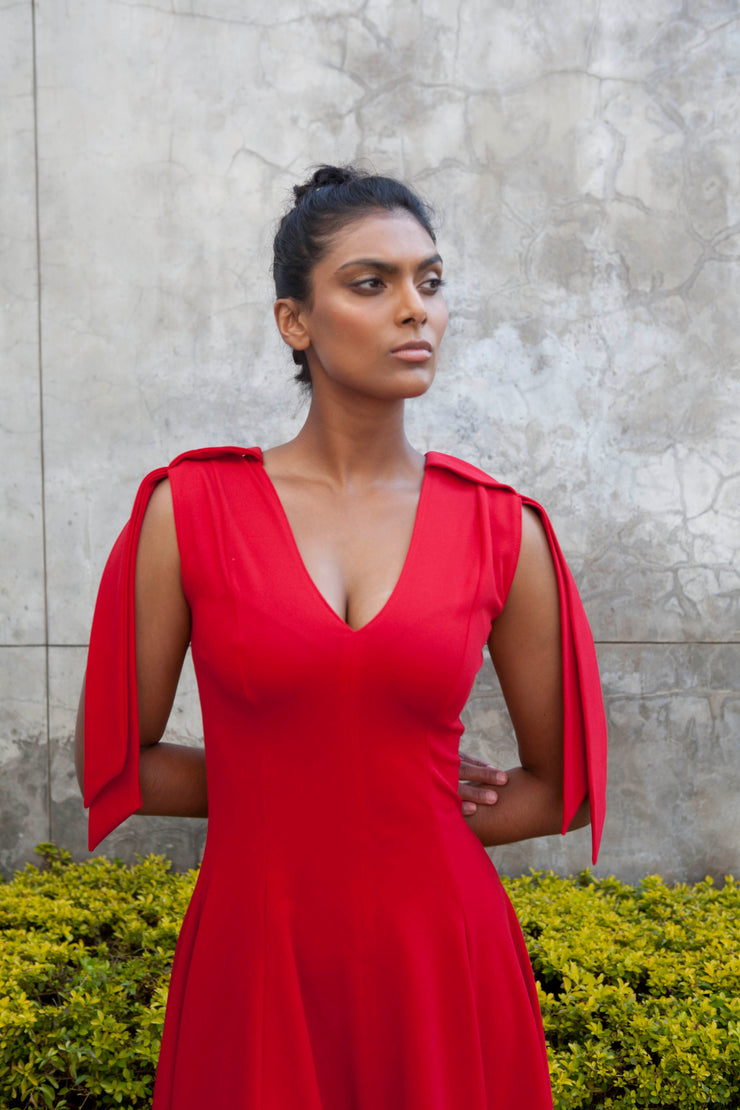 The Maia Dress - Red