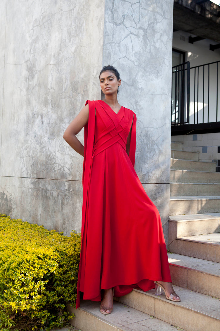 The Nemesis Evening Dress - Red