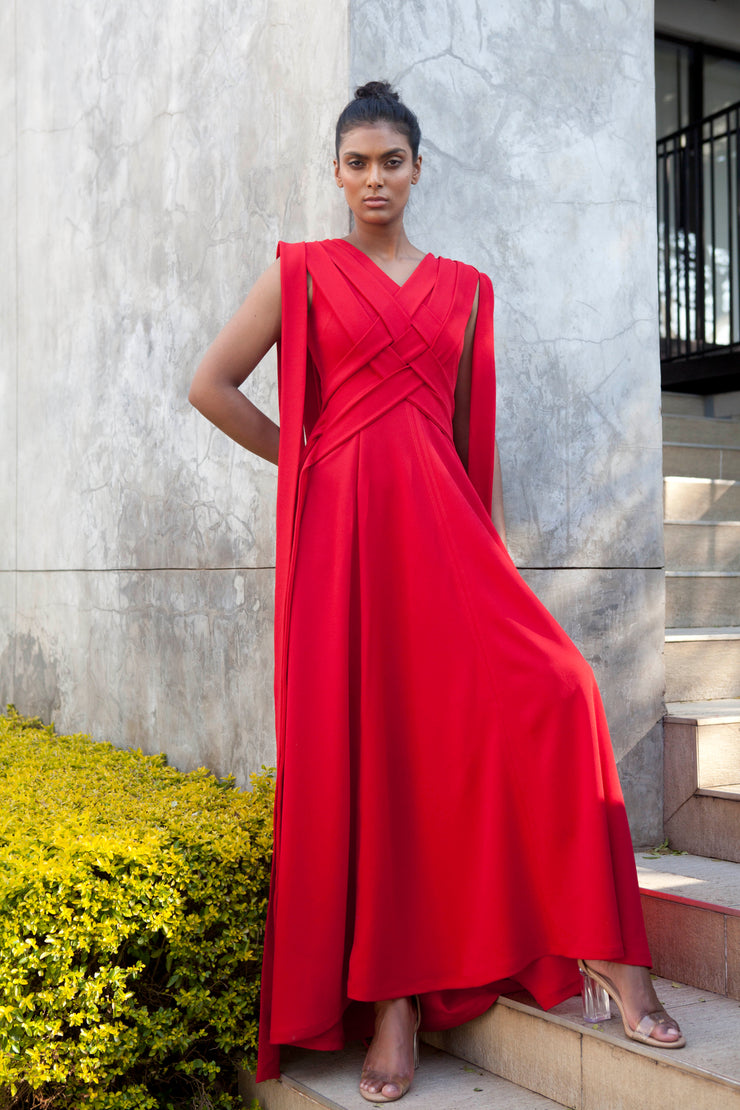 The Nemesis Evening Dress - Red