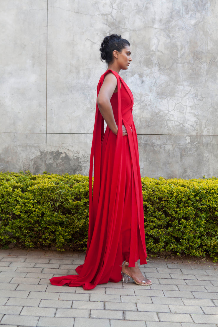 The Nemesis Evening Dress - Red