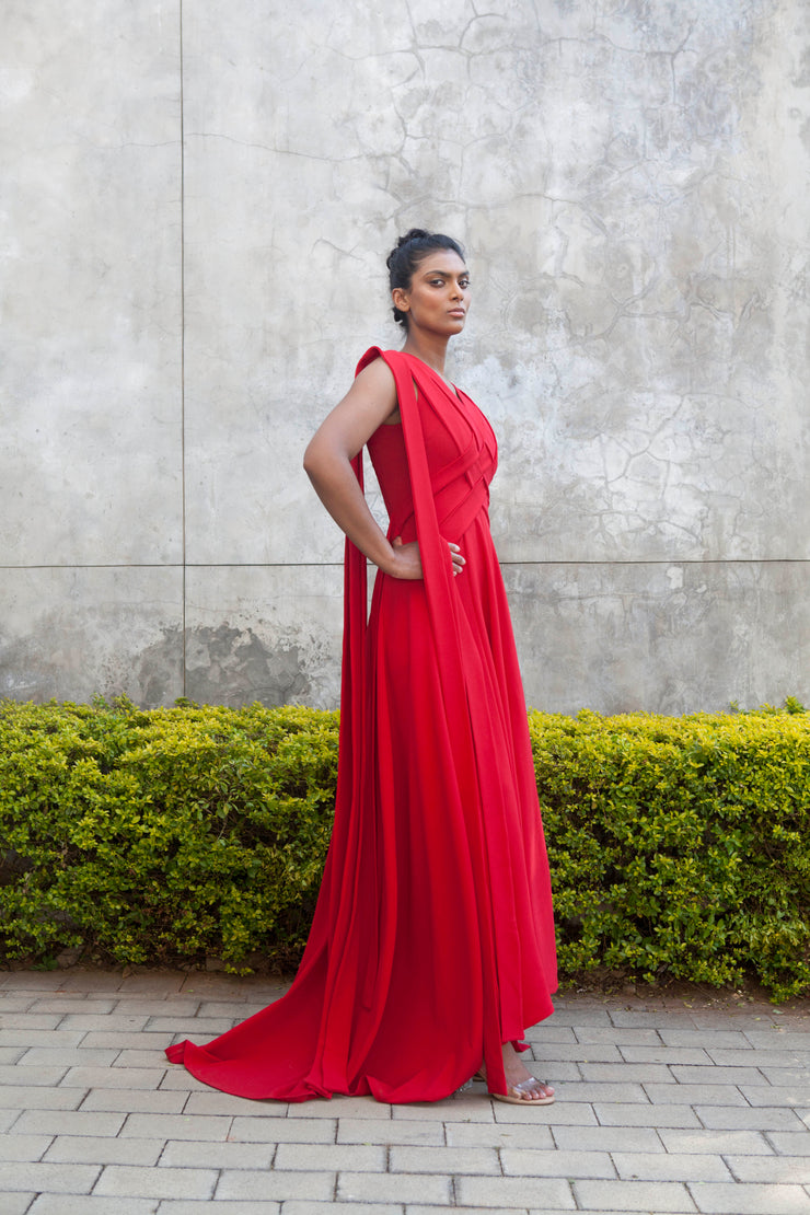 The Nemesis Evening Dress - Red