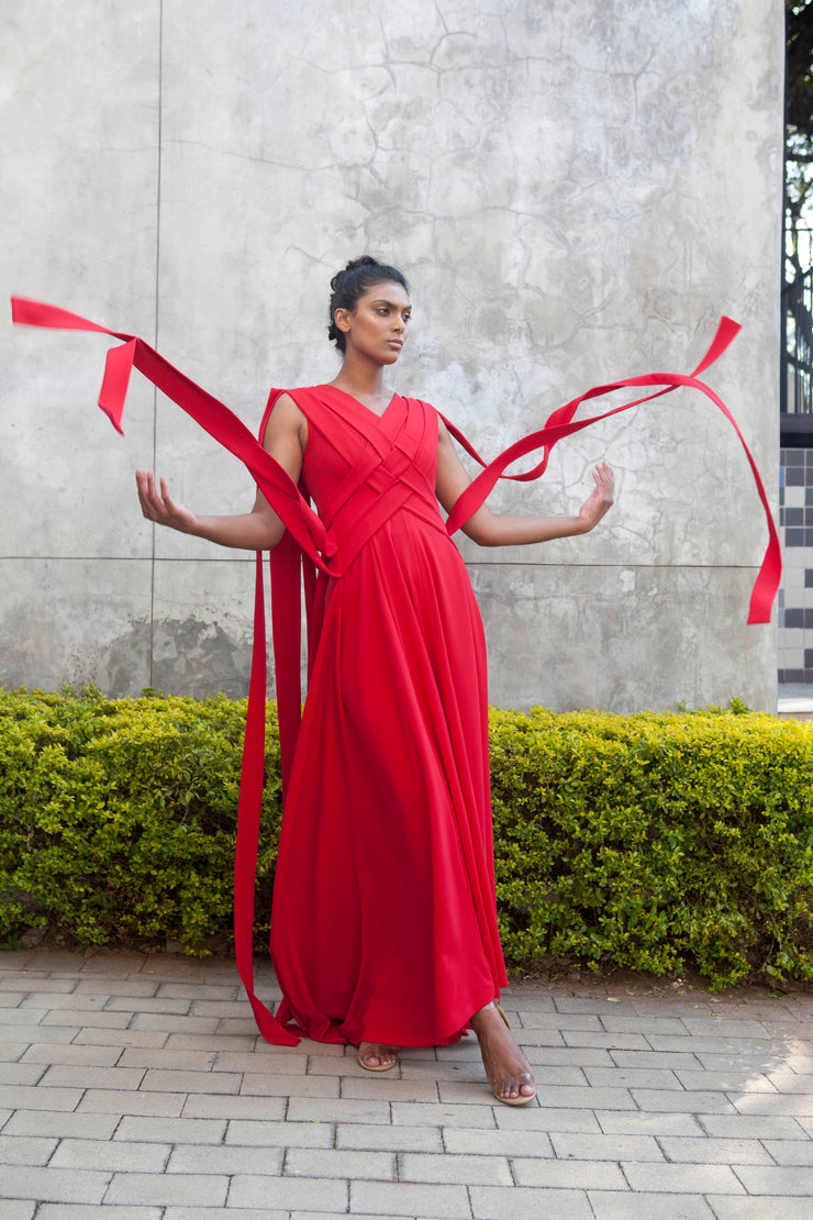 The Nemesis Evening Dress - Red