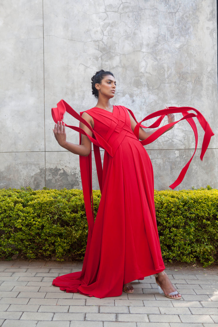 The Nemesis Evening Dress - Red