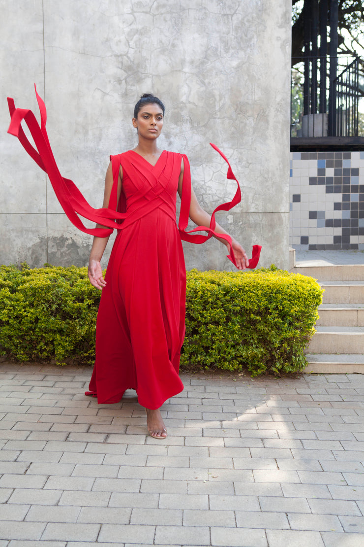 The Nemesis Evening Dress - Red
