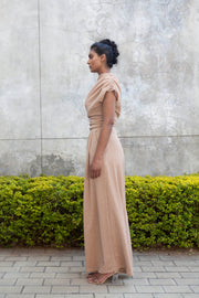 The Opis Stroll Wide Leg Pants - Gold