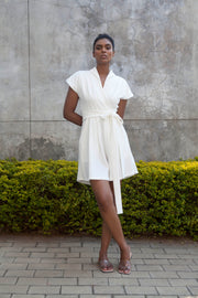 The Meander Jumpsuit Short- Ivory