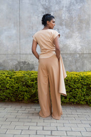 The Minerva Silk Blouse- Desert