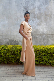 The Minerva Silk Blouse- Desert