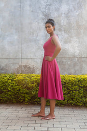The Juno dress- Magenta