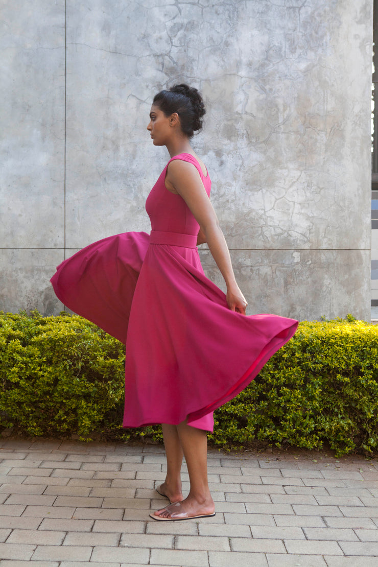 The Juno dress- Magenta