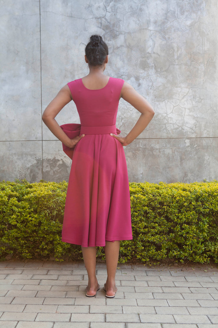 The Juno dress- Magenta