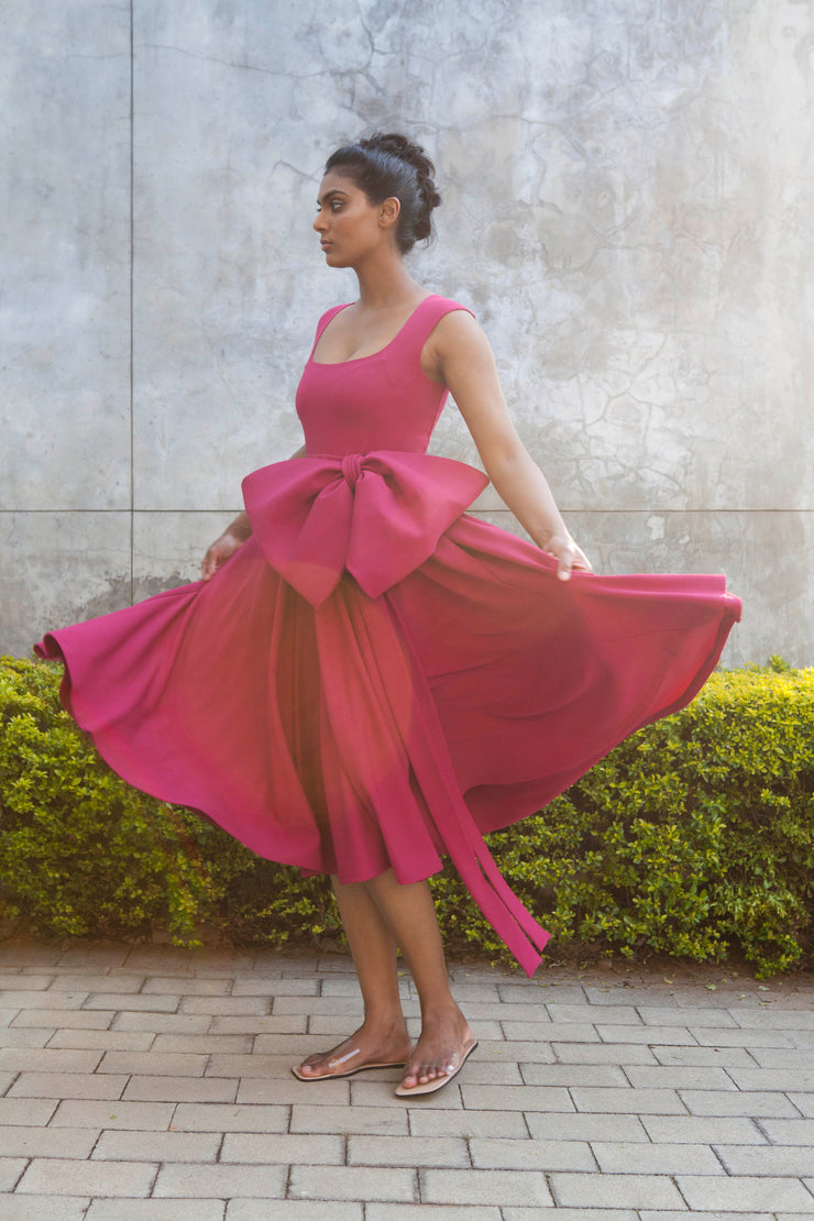 The Juno dress- Magenta
