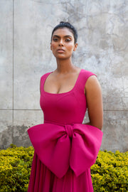 The Juno dress- Magenta