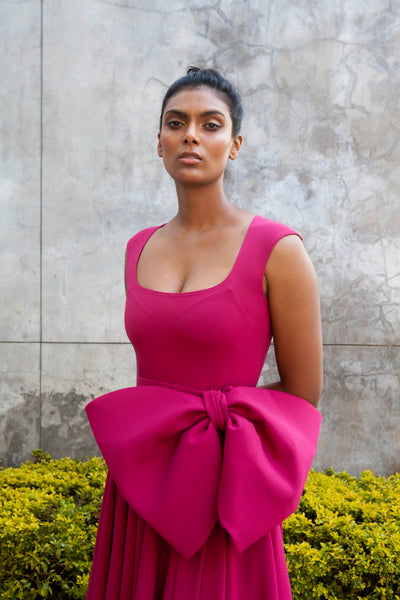 The Juno dress- Magenta