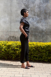 The Flow Top Silk - Black