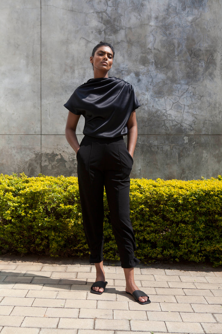 The Flow Top Silk - Black