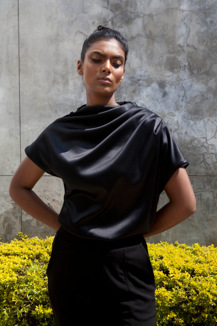 The Flow Top Silk - Black