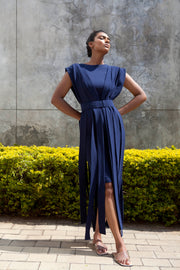 The Bellona Dress -Navy