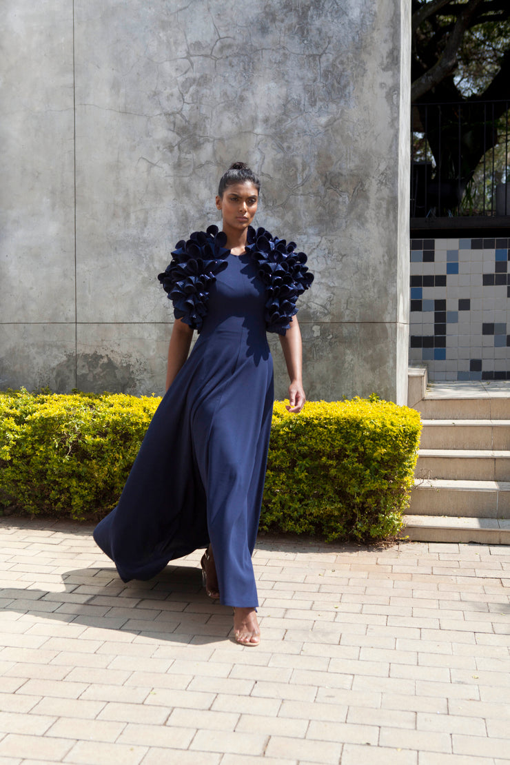 The Pomona Dress - Navy